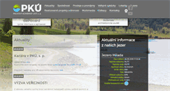 Desktop Screenshot of pku.cz